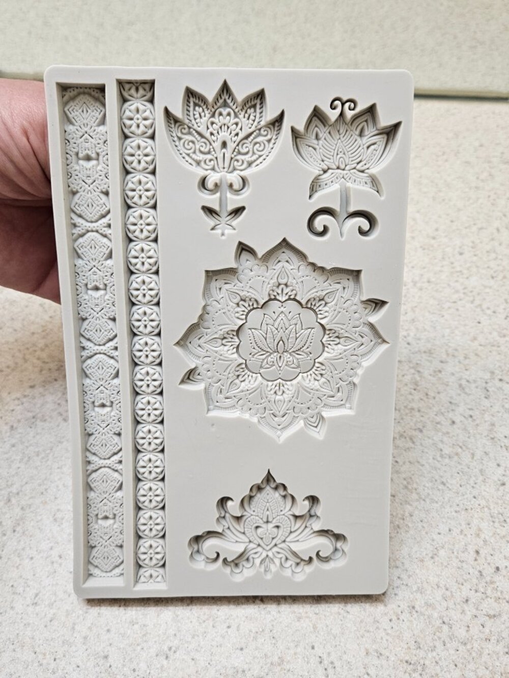 Ornate Floral & Mandala Silicone Mold